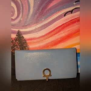 Salvatore Ferragamo Sky Blue Wallet